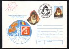 ING. TH. NEGOITA, FIRST ROMANIAN AT NORTH POLE, 1996, COVER STATIONERY, ENTIER POSTAL, OBLITERATION CONCORDANTE, ROMANIA - Explorers