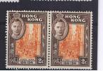 RB 846 - Hong Kong 1941 - 2c Pair Lightly Mounted Mint Stamps - SG 163 - Ungebraucht