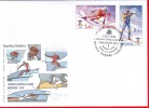 Moldova, FDC / Premier Jour, Winter Olympic Games Vancouver 2010 - Winter 2010: Vancouver