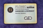 FRANCE - Flonic Schlumberger - G&D - Demo - Fascimile Chip / Specimen - 1981 - VERY RARE - Con Holograma