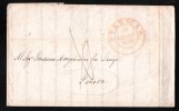 1850 PARMA PARME Pour GENOVA GENUA GENES  ITALIE ITALY ITALIEN - Parme