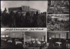 AK Oberhof: FDGB-Heim F. Weineck, Empfangshalle, Leseraum, Speisesaal, 1979 - Oberhof