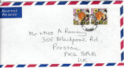 Zmc160 Zambia 1996, Woodlands Lusaka Cover To UK (Christmas) - Zambia (1965-...)