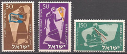 ISRAEL..1956..Miche L  # 135-137...MNH. - Ongebruikt (zonder Tabs)