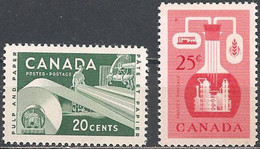 CANADA..1956..Michel  # 309-310...MLH. - Unused Stamps