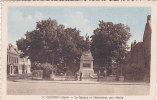 CAUDRY LE SQUARE ET MONUMENT AUX MORTS Editeur E Savart - Caudry