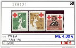 Polen 1959 - Poland 1959 - Pologne 1959 - Polska 1959 - Michel 1120-1122 - ** Mnh Neuf Postfris - Nuovi