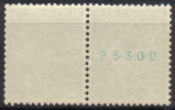 Zu 356R.01 ** / MNH P5300 Paire Gomme Jaunâtre Zu Spécial 7,- à 20 % Voir Scans Recto/verso - Coil Stamps