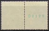 Zu 356R.01 ** / MNH O0120 Paire Gomme Jaunâtre Zu Spécial 7,- à 20 % Voir Scans Recto/verso - Coil Stamps