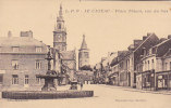 LE CATEAU PLACE THIERS VUE DU BAS Editeur Lucien Pollet - Le Cateau