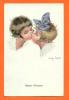 Carte Postale Illustrateur Chicky Spark    "  Baiser D'ivresse  "  Petites Filles - Spark, Chicky