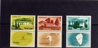 ISRAELE  1959 VILLAGGI SIONISTI MNH  - ISRAEL ZIONIST VILLAGES - Nuovi (con Tab)