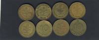 MONNAIE - ALLEMAGNE - Lot De 8 Pièces De 10 PFENNIG 1949/50/66/79/81 - 10 Pfennig