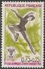 F1 - France (1968) - Patinage Artistique Glace. Jeux Olympiques D'hiver à Grenoble. Taille-douce Dentelé 13. Y&T N°1546. - Kunstschaatsen