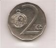 Repubblica Ceca - Moneta Circolata Da 2 Corone Km9 - 1994 - República Checa