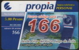 CUBA - PROPIA - NUEVO CODIGO PARA PROPIA 166 - Kuba