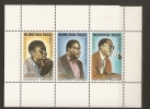Burkina Faso 1989 N° BF 36 ** FESPACO, Festival Du Film, Ababacar Samb Makharam, Jean-Michel Tchissoukou, Vieyra - Burkina Faso (1984-...)