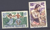 Polynésie  -  1958  :  Yv   10-11  (o) - Usados