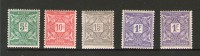 GUINEE FRANCAISE 1914  YVERT  N°T16/18-23 NEUF MH* - Other & Unclassified