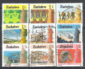 Zimbabwe N° YVERT 83 84 87 88 89 91 94 95 102 OBLITERE - Zimbabwe (1980-...)