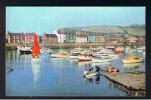 RB 847 - Postcard The Harbour Houses & Boats Cardiganshire Wales - Cardiganshire