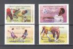 (S0415) UGANDA, 1986 (World Soccer Cup, Mexico 1986. Winners). Complete Set. Mi ## 494-497. MNH** - Ouganda (1962-...)