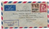 KENYA  /  ITALIA  (Palermo)  - Cover_Lettera  1960 - AIR MAIL - Kenya (1963-...)