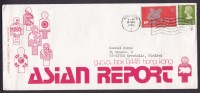Hong Kong ASIAN REPORT HONG KONG 1975 Cover To GRANKULLA Finland - Brieven En Documenten