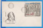 Mythology. Neptune God Of Water, Relief, Trajan's Column ROMANIA 1 X FDC First Day Cover 1977 Block - Mitología
