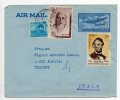 INDIA  /  ITALIA  (Trapani)  - Cover_Lettera  1967 - AIR  MAIL - Storia Postale