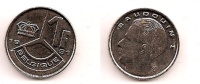 1 Franc – Belgique – 1991 – Légende Française – Nickel – Etat SUP – KM 170 - 1 Franc