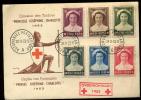 Croix-Rouge, Inondations, Joséphine-Charlotte Sur Lettre Avec Cachet Poste Mobile, 912 / 917, Cote 83 €, - Ambulante Stempels
