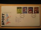 UK GB ENGLAND Telford Salop 1980 Rugby Cricket Boxing Athletics FDC Cancel Cover - Rugby