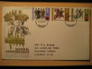 UK GB ENGLAND Sheffield 1971 Rugby 100th Anniversary Centenary FDC Cancel Cover - Rugby