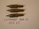 LOT 3 PLUMES LEONARDT AND CO MODELE 505 EF - Plumes