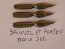 LOT 3 PLUMES BAIGNOL ET FARJON MODELE 566 - Federn