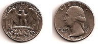 Quarter – Etats Unis – 1973 D – Washington – Nickel – Etat TTB – KM 164a - 1932-1998: Washington