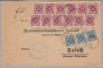Heimat DE BW Göggingen 1922-12-17 Dienstbrief Salach - Cartas & Documentos