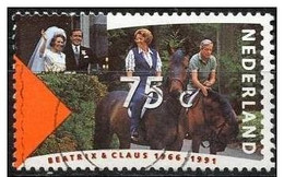 Holanda 1991 Scott 771 Sello º Aniv. Boda Real Beatriz Y Claus Michel 1401 Yvert 1371 Nederland Stamps Timbre Pays-Bas - Oblitérés