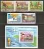 Central African Empire 1977 Mi# 513-517, Block 20 Used - World Soccer Championships, Argentina - 1978 – Argentine