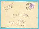 855 Op Brief (Periodique) Met Stempel ROUX - 1951-1975 Heraldieke Leeuw