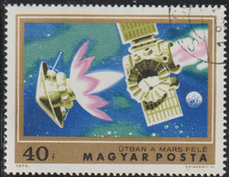 Hungria 1974 Scott 2273 Sello * Espacio Nave Espacial A Marte Michel 2931A Yvert 2357 Magyar Posta Hungary Stamps Magyar - Neufs