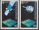 Liechtenstein 1991 Europa CEPT Space Satelite Set Of 2 MNH** 1,40 SFr. - 1991