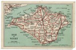 Isle Of Wight Map Card - Other & Unclassified