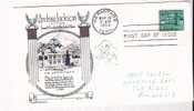 FDC The Hermitage - Scott # 1037 - The Aristocrats - 1951-1960