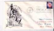 FDC Statue Of Liberty - Scott # 1041 - 1951-1960