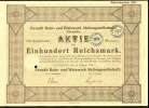 1934 Aktie Hist. Wertpapier , Faradit Rohr- Und Walzwerk  - 100 Einhundert Reichsmark - Industrial