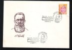 N.P.XORSAKOV, COMPOSER, MUSICIAN, 1994, SPECIAL COVER, OBLITERATION CONCORDANTE, MOLDOVA - Swans