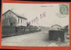 CPA -72.- MALICORNE.- LA GARE.-Train En Gare-Plan Arrière .--MARS 2 SAL 2012 -0365 - Malicorne Sur Sarthe