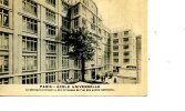 75 PARIS ECOLE UNIVERSELLE  BATIMENT PRINCIPAL ANIMATION VERSO CARTE REPONSE - Educazione, Scuole E Università